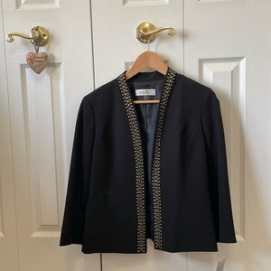 NEVER WORN BLACK KASPER SUIT JACKET